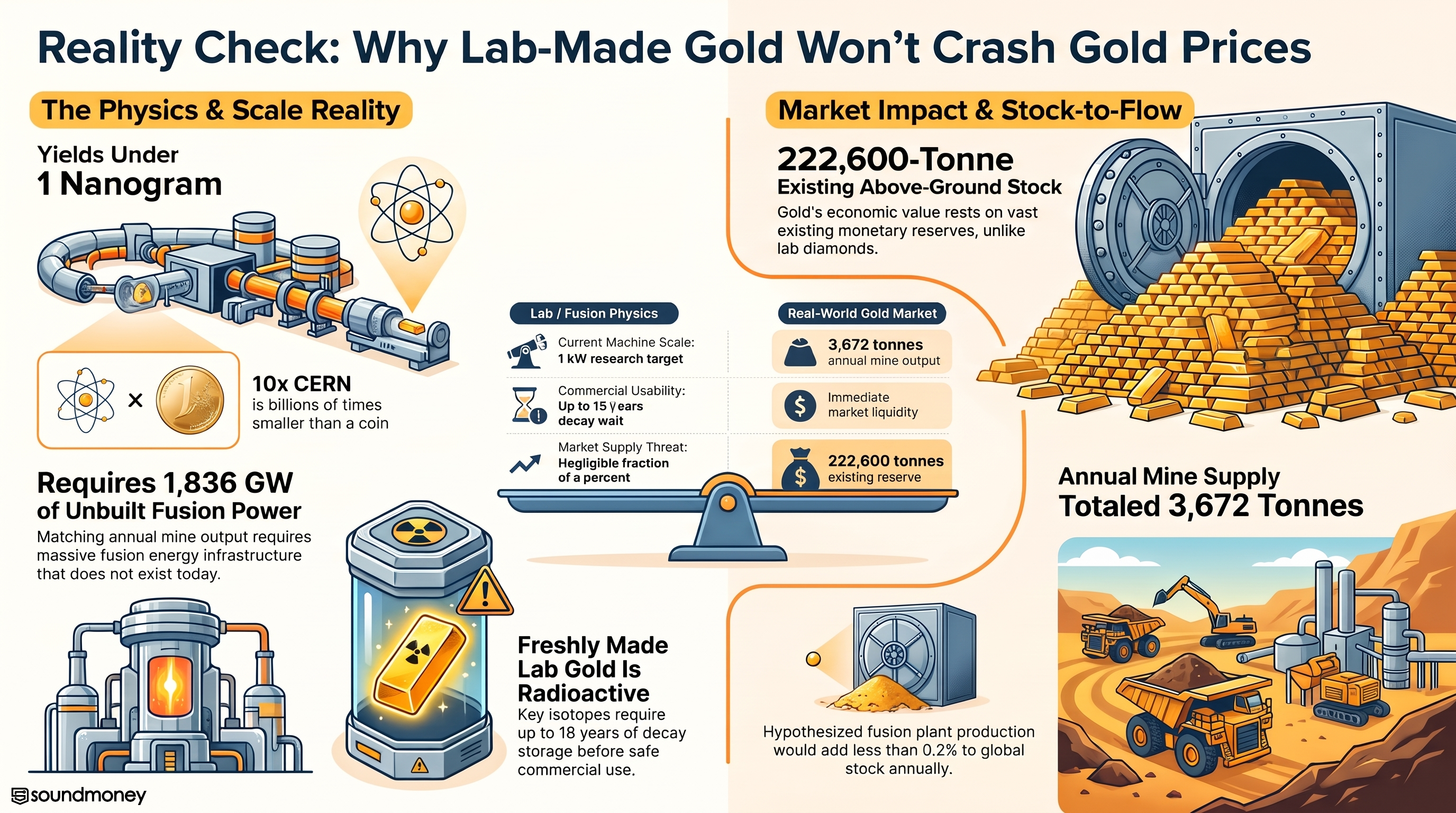 Lab-Made Gold Is Real. The Gold Price Threat Isn't. summary image